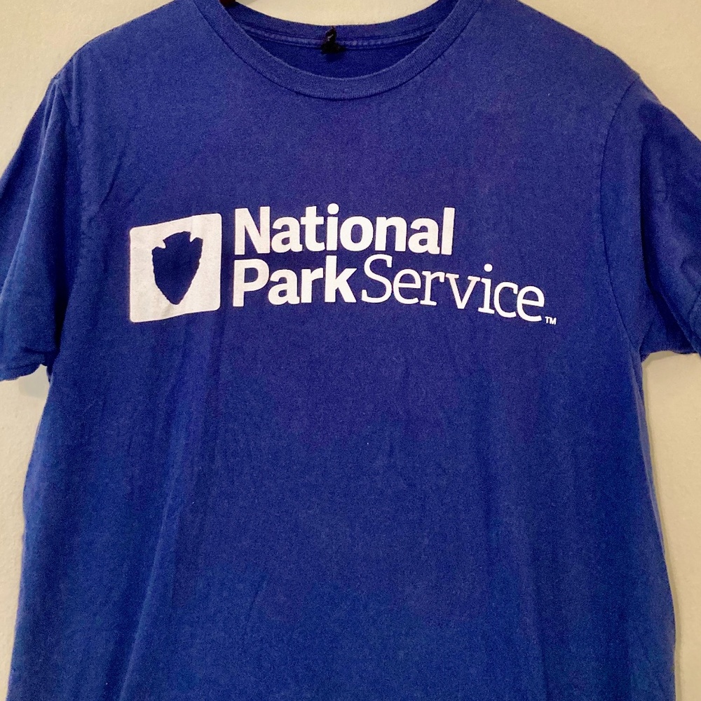 Vintage National Park Service Logo Shirt - Blue
